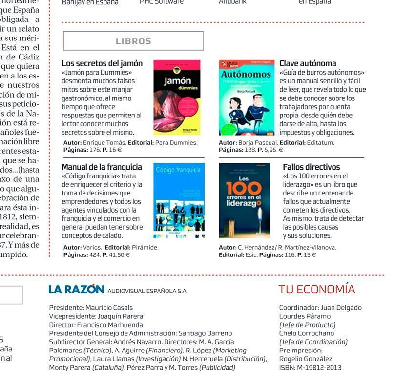 GuíaBurros Autónomos en el diario La Razón