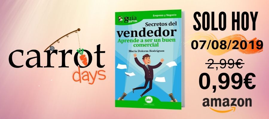 La versión digital del «GuíaBurros: Secretos del vendedor» a 0,99€ en Amazon