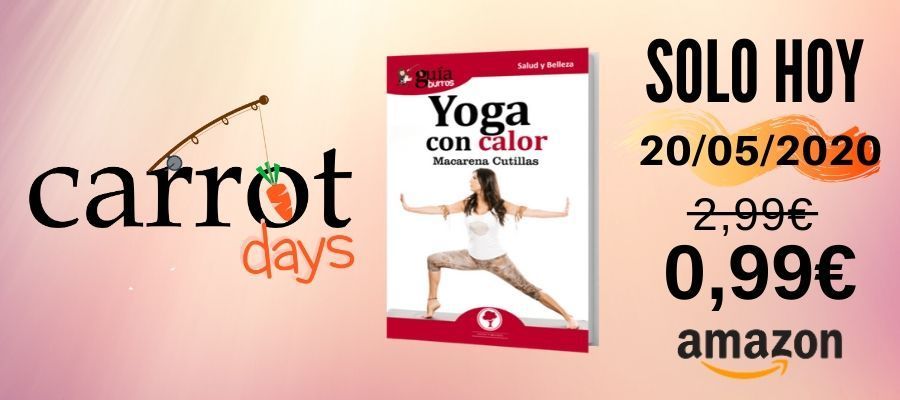 La versión digital del «GuíaBurros: Yoga con calor» a 0,99€ en Amazon