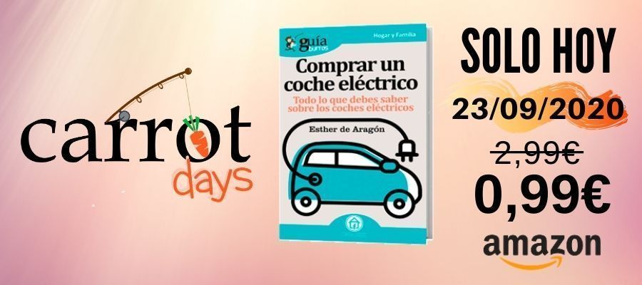 La versión digital del «GuíaBurros: Comprar un coche eléctrico» a 0,99€ en Amazon