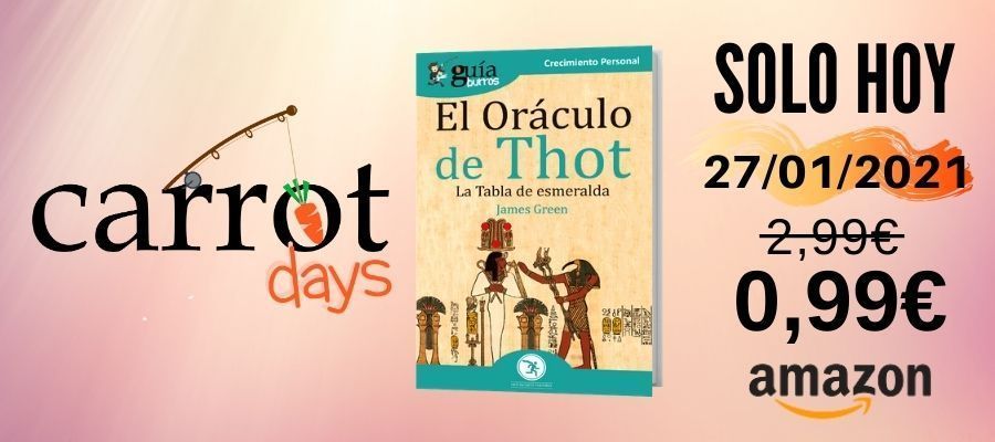 La versión digital del «GuíaBurros: El Oráculo de Thot» a 0,99€ en Amazon