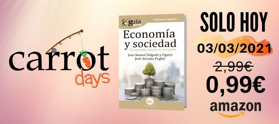 La versión digital del «GuíaBurros: Economía y sociedad» a 0,99€ en Amazon