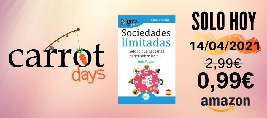 La versión digital del «GuíaBurros: Sociedades Limitadas» a 0,99€ en Amazon
